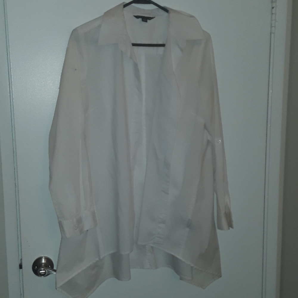 Zac & Rachel White button down blouse
